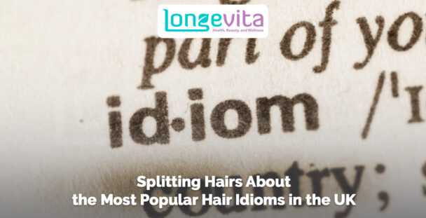 close-up of dictionary entry showing the word idiom with text about hair idioms in the UK