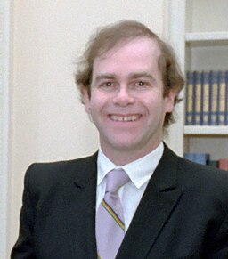Elton John's hair in 1982