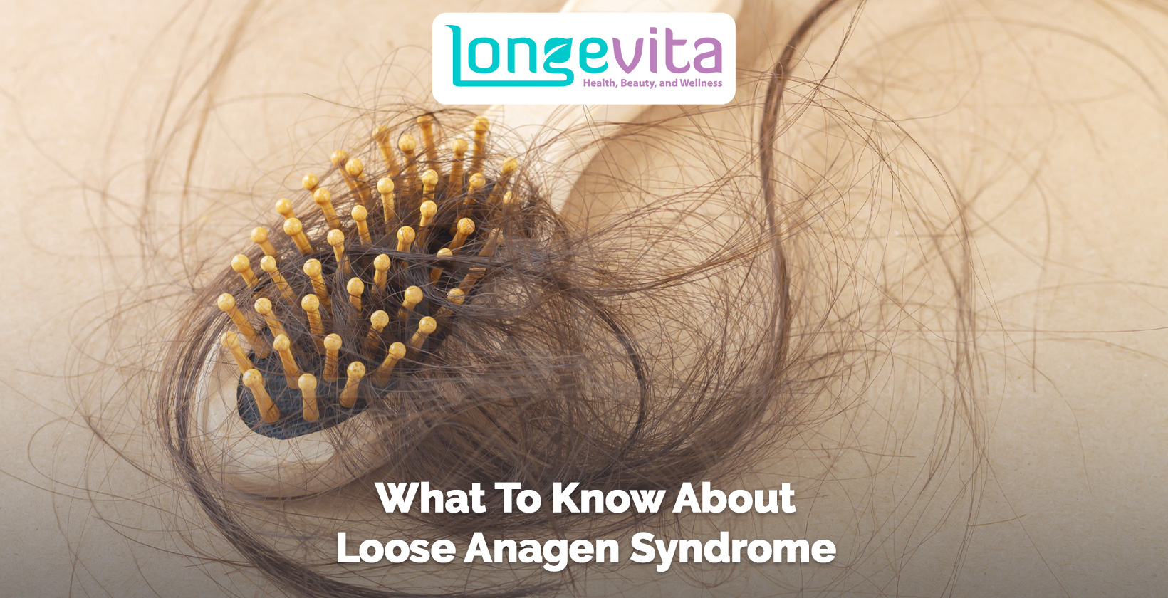 hairbrush with large amounts of shed hair around it