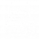 white icon showing a car, luggage, and airplane symbol representing private airport transfer