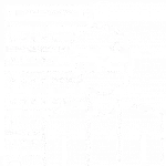 white icon of a person with glasses in front of server or desk representing a dedicated personal host