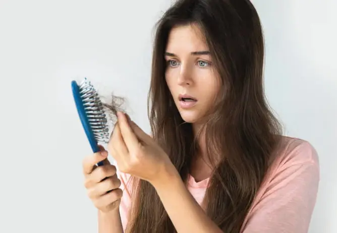 Hair loss woman