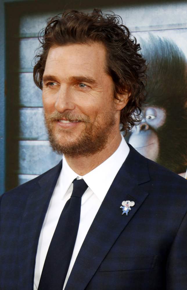 Matthew McConaughey's hair in 2016