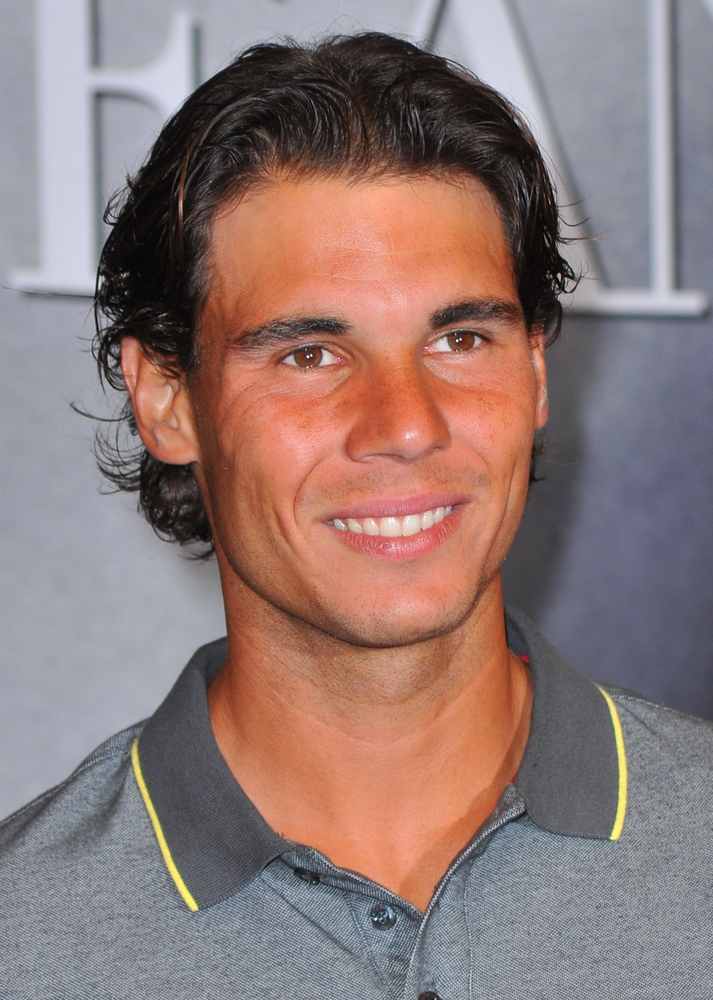 Rafael Nadal's hair in 2011