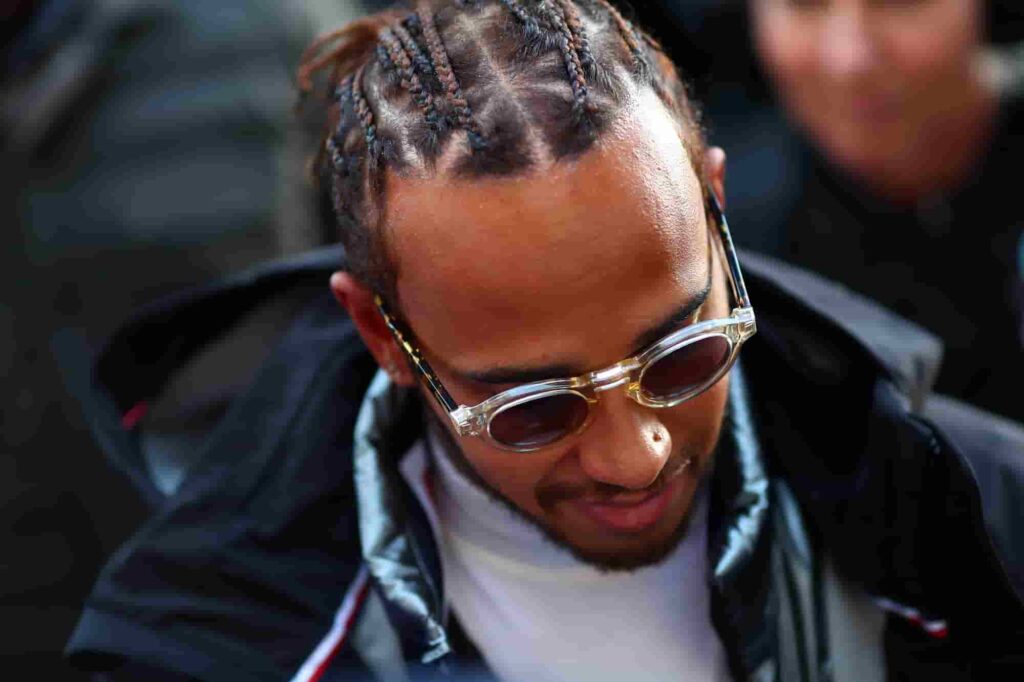 Lewis Hamiltons hair after alleged hair transplant