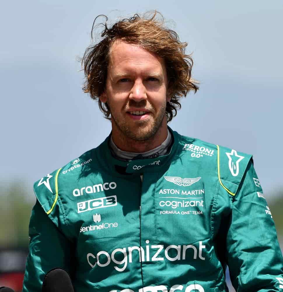 Sebastian Vettels hair after alleged transplantation surgery